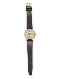 ROLEX, REF. 3484 18K ROSE GOLD VINTAGE CHRONOGRAPH WATCH, CIRCA 1940