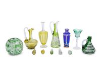 A Collection of Bohemian Cut to Clear Glass Articles