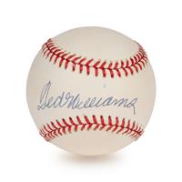 A Ted Williams Single Signed Autograph Baseball,