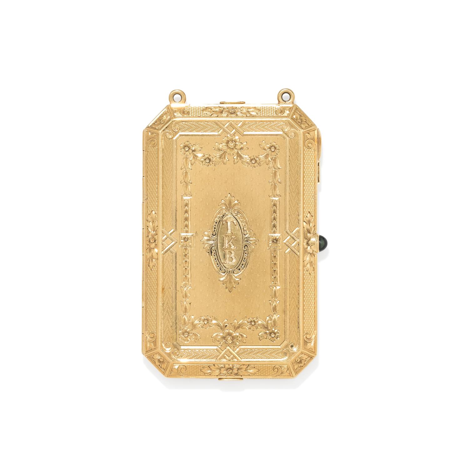 C.D. PEACOCK, YELLOW GOLD NÉCESSAIRE