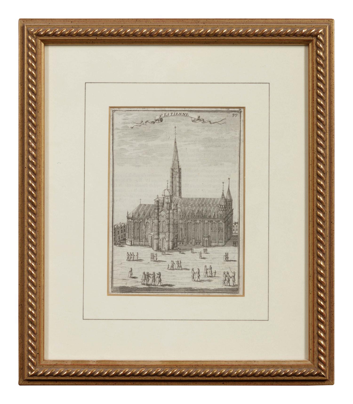 A Set of Six Engravings Depicting European Capitals