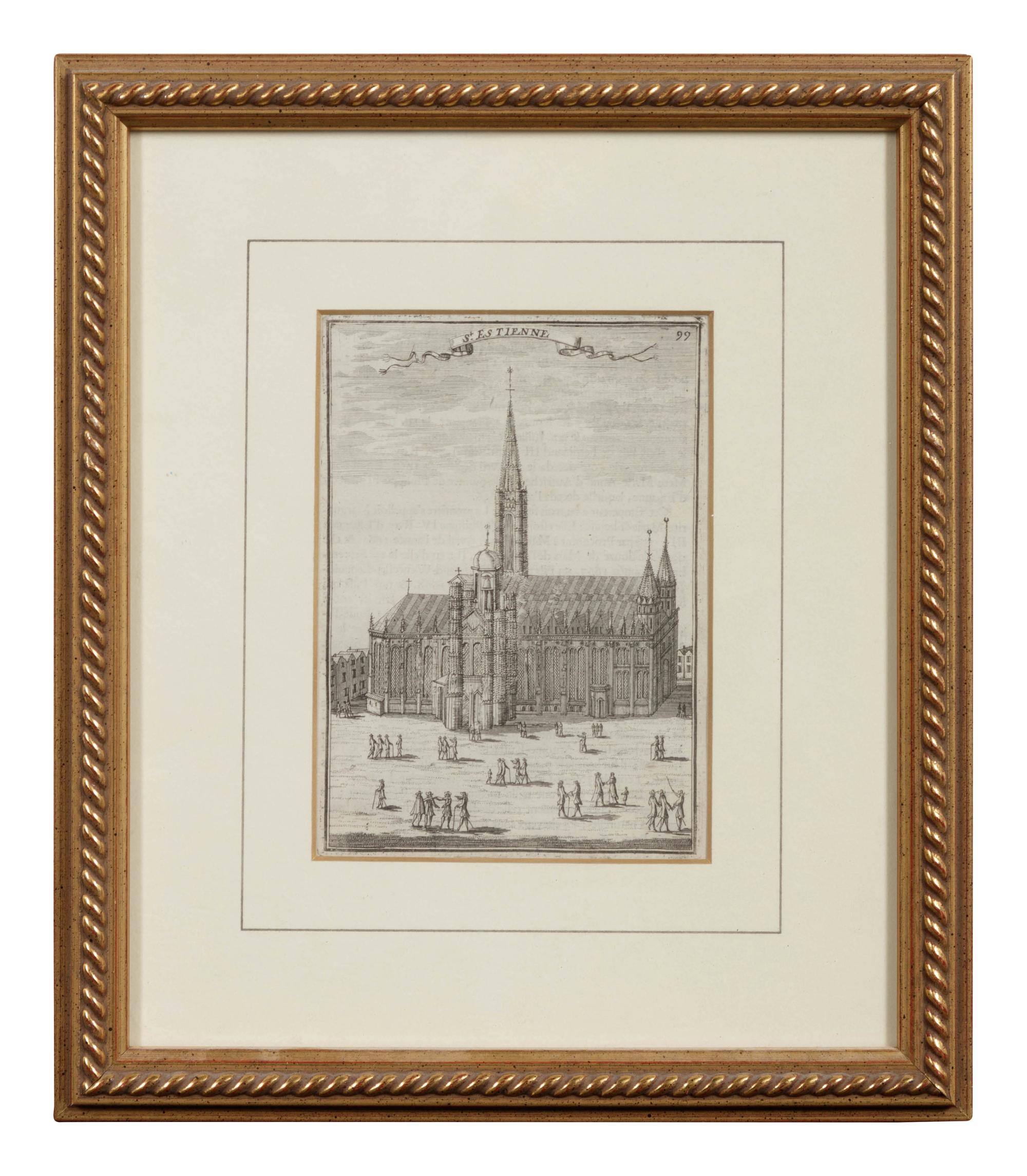A Set of Six Engravings Depicting European Capitals
