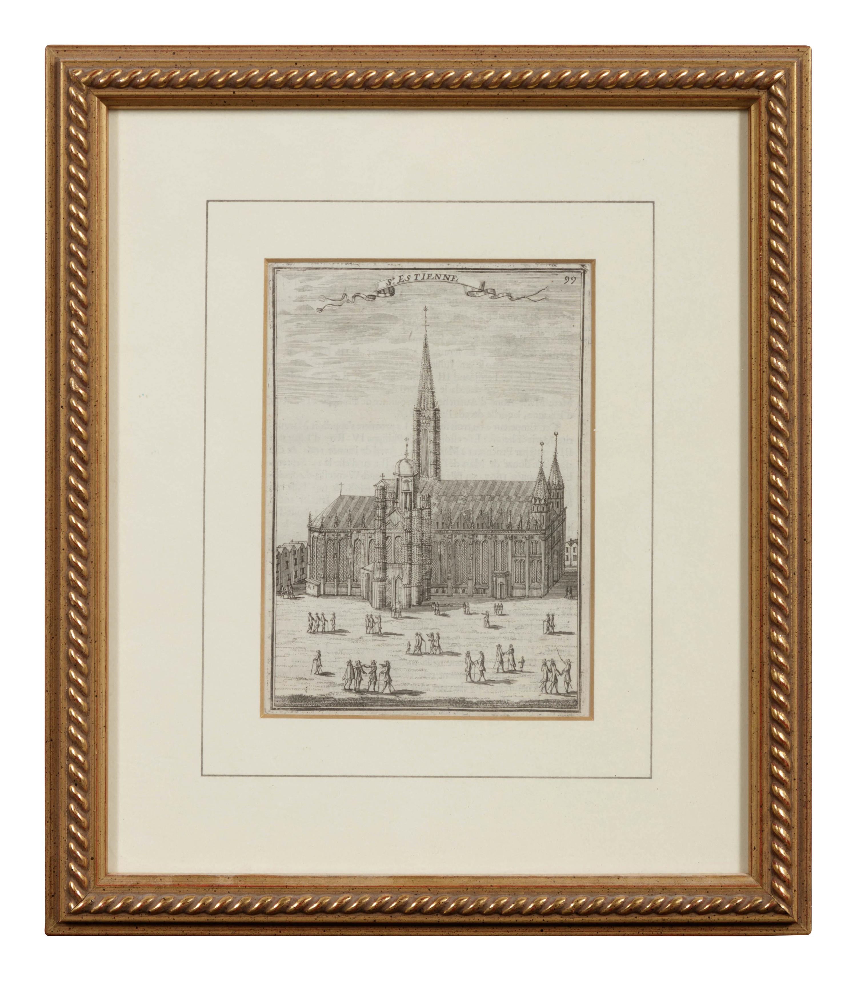 A Set of Six Engravings Depicting European Capitals