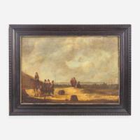 Willem Gillisz Kool (Dutch, 1608–1666) View of a Beach with Figures