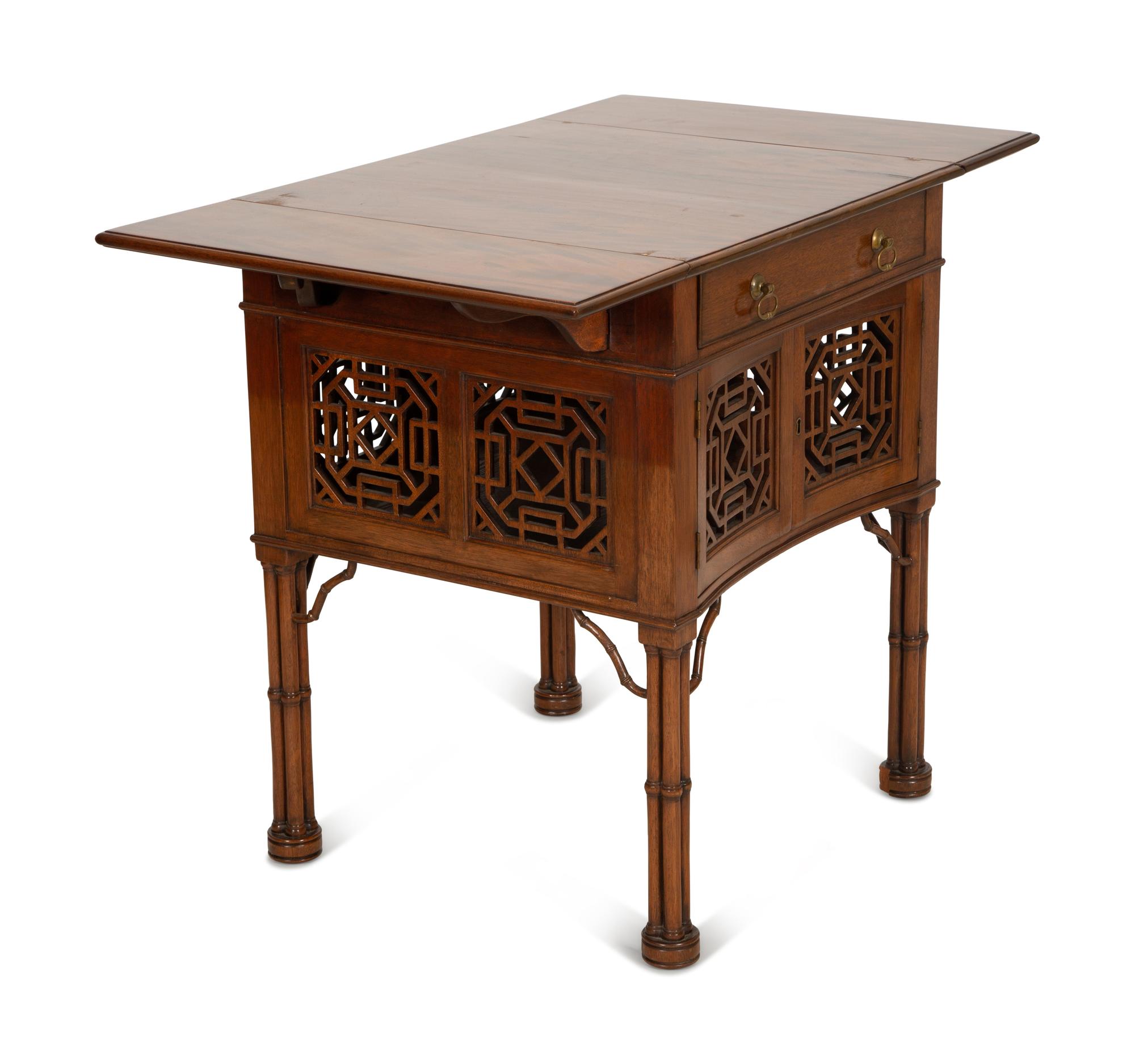 A Regency Mahogany Drop Leaf Side Table