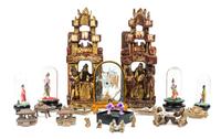 A Collection of Chinese Export Decorative Articles Height of first 7 1/8 inches.
