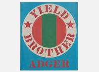 Robert Indiana (American, 1928-2018), Yield Brother Adger