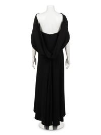 Ralph Rucci Silk Strapless Dress with Shrug
