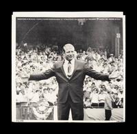 A Group of Three New York Yankees Mickey Mantle Yankee Stadium Items,