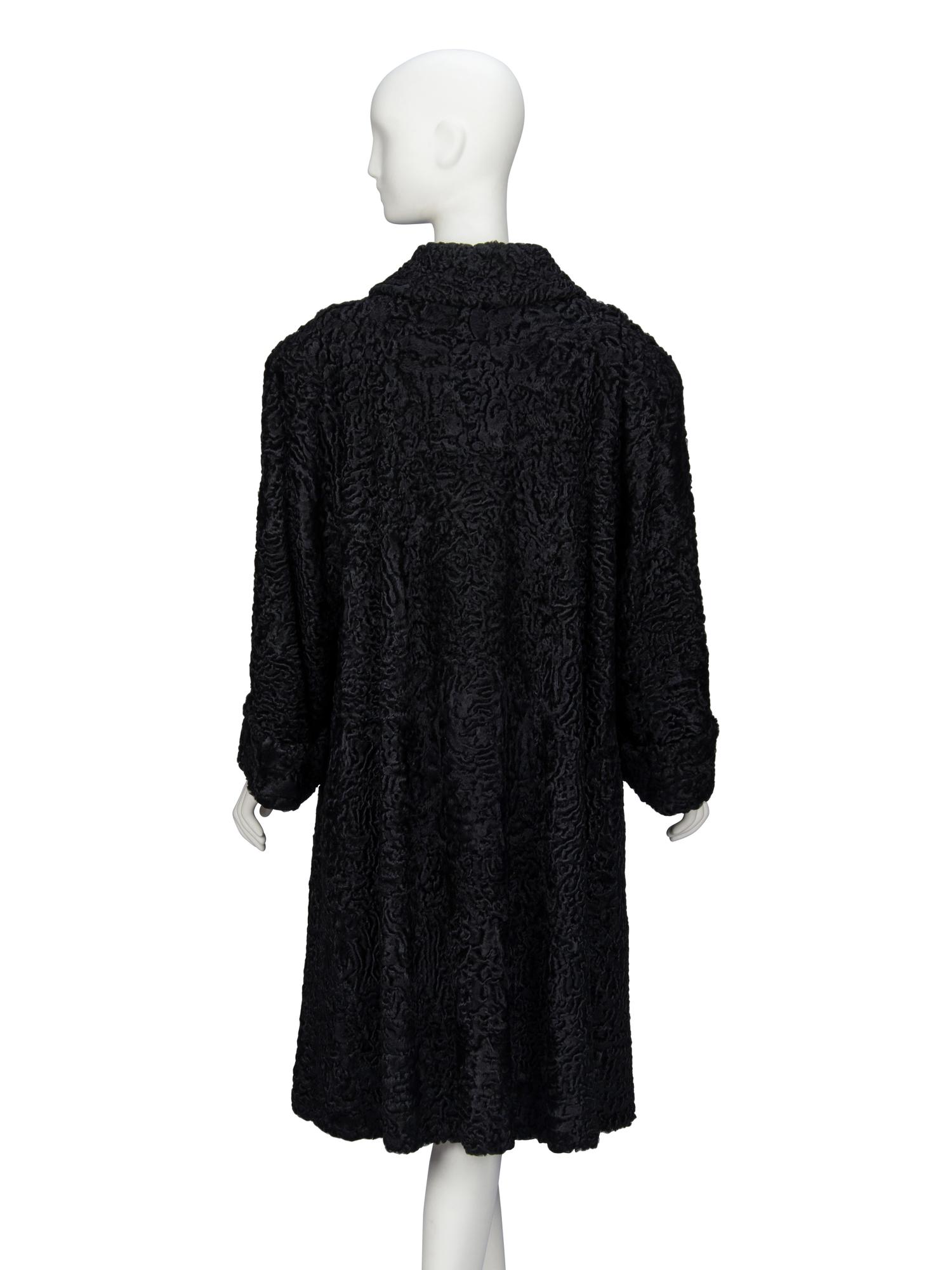 Two Fur Coats: Astrakhan and Mink