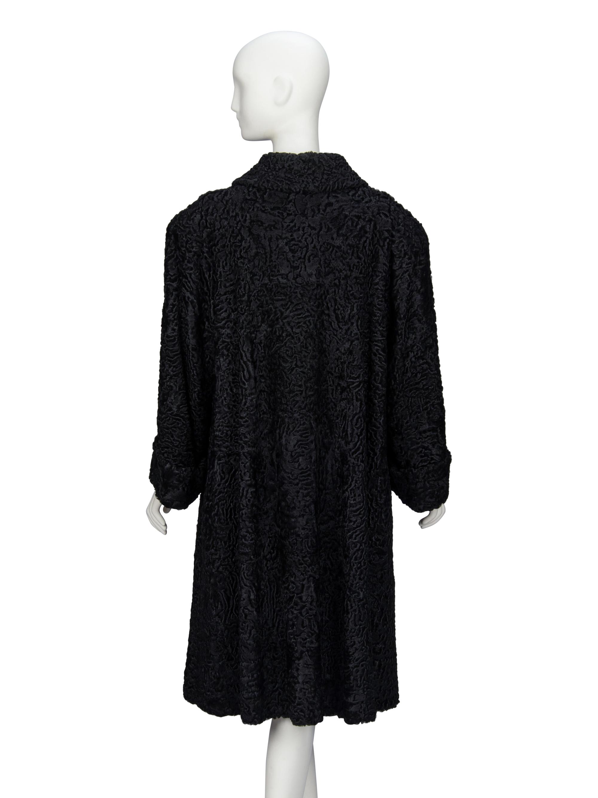Two Fur Coats: Astrakhan and Mink