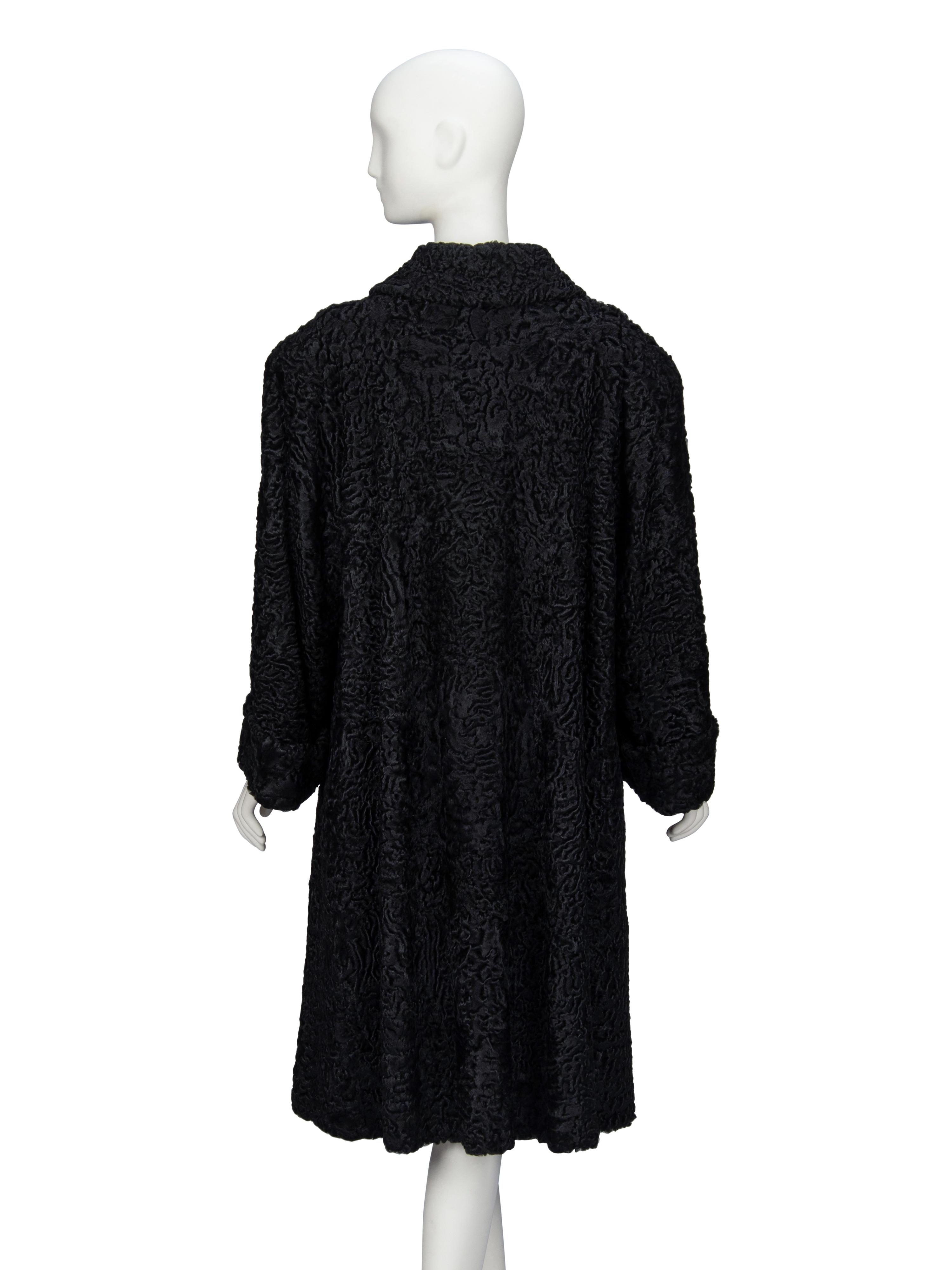 Two Fur Coats: Astrakhan and Mink