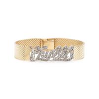 BICOLOR GOLD AND DIAMOND 'PHYLLIS' BRACELET