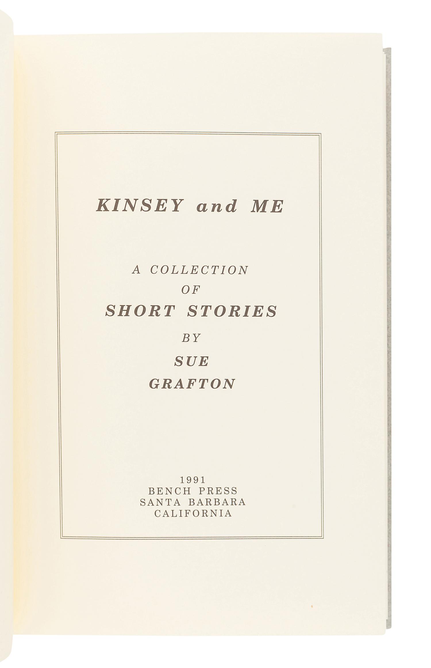 GRAFTON, Sue (1940-2017). Keziah Dane . New York: The Macmillan Company, 1967.