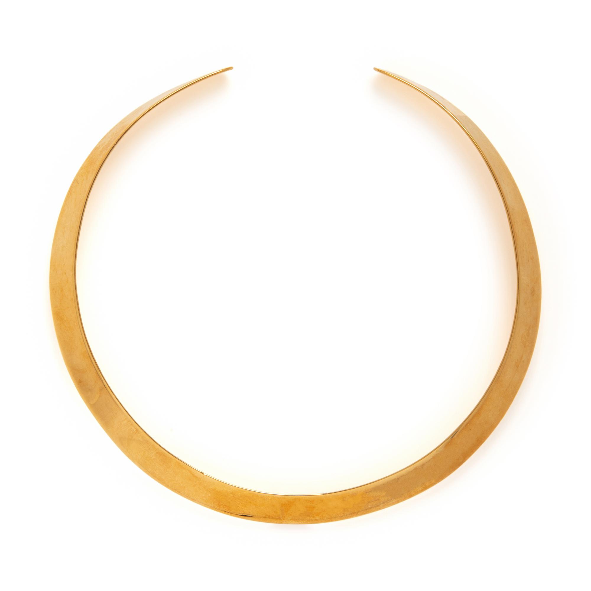Yellow Gold Choker Necklace