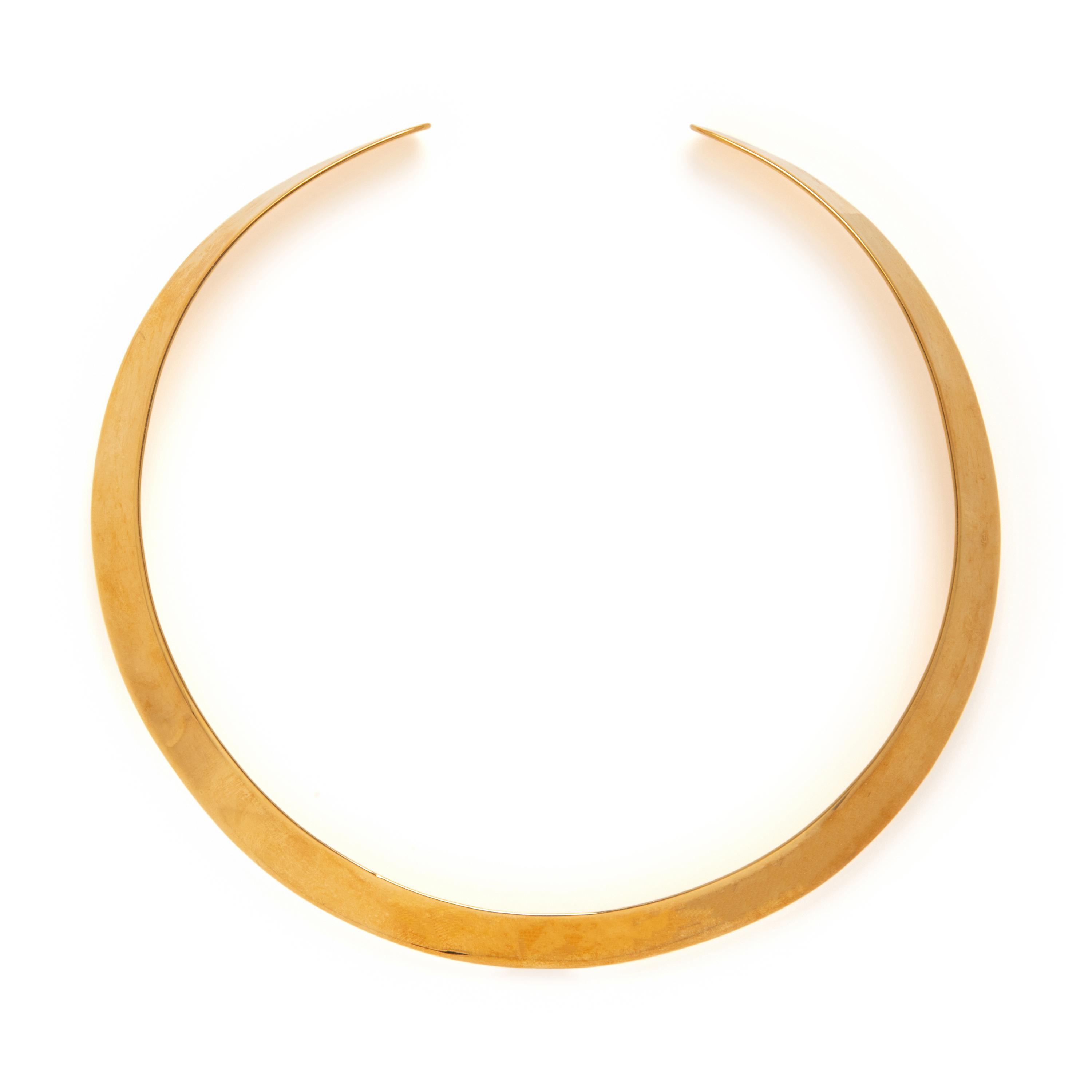 Yellow Gold Choker Necklace