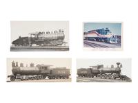 [Transportation] Collection of Over 140 Photographs of Locomotives. ca 1910s-1940s.