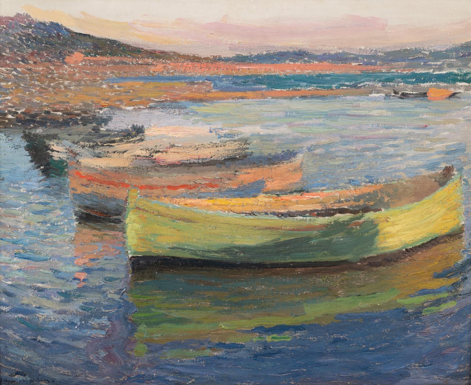 Barques aux environs de Collioure , c. 1910
