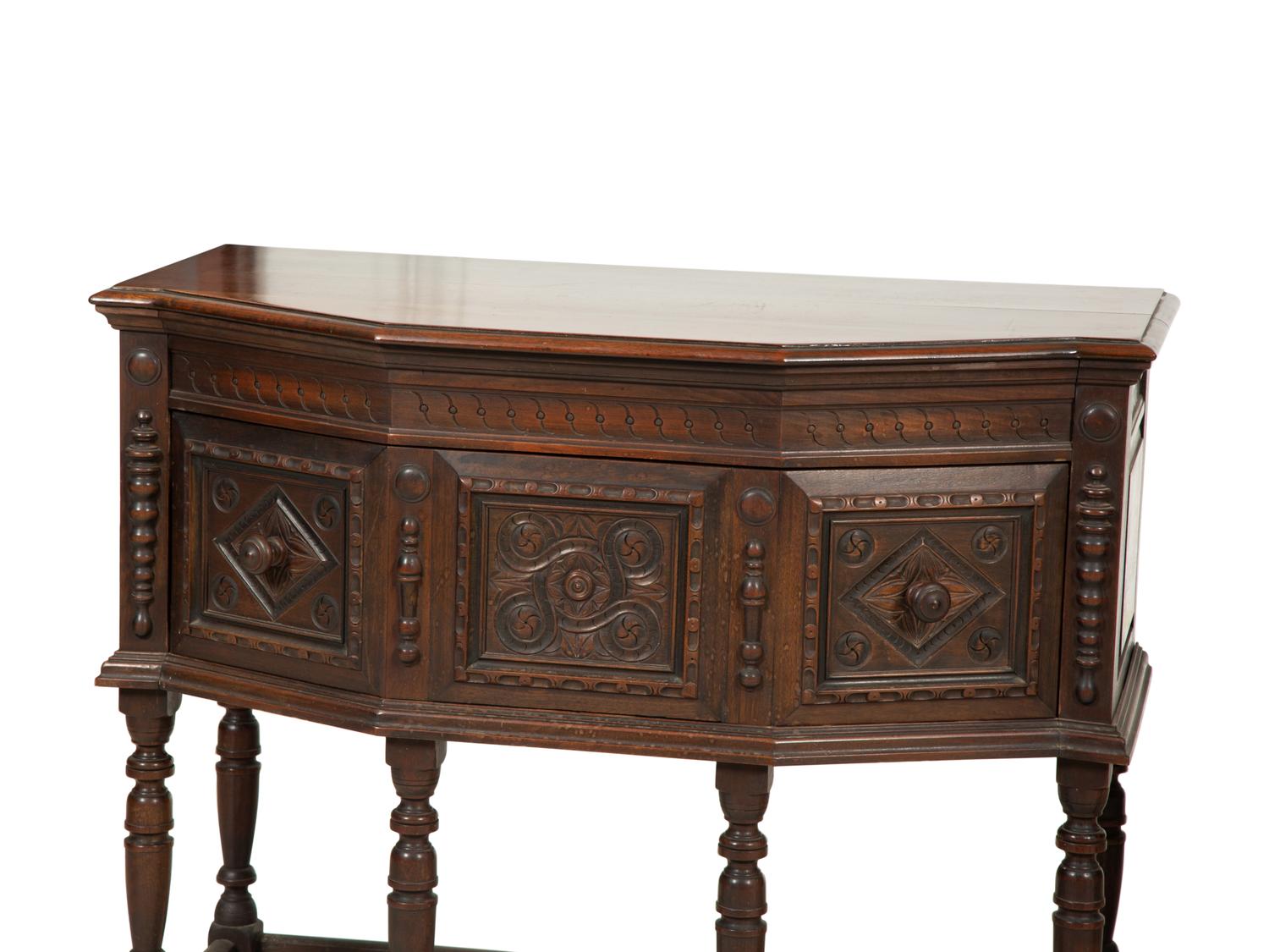 A Pair of Renaissance Revival Side Cabinets