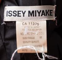 An Issey Miyake Black Pleated Tunic, Size M.
