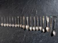 Group of Curio Spoons and Letter Opener