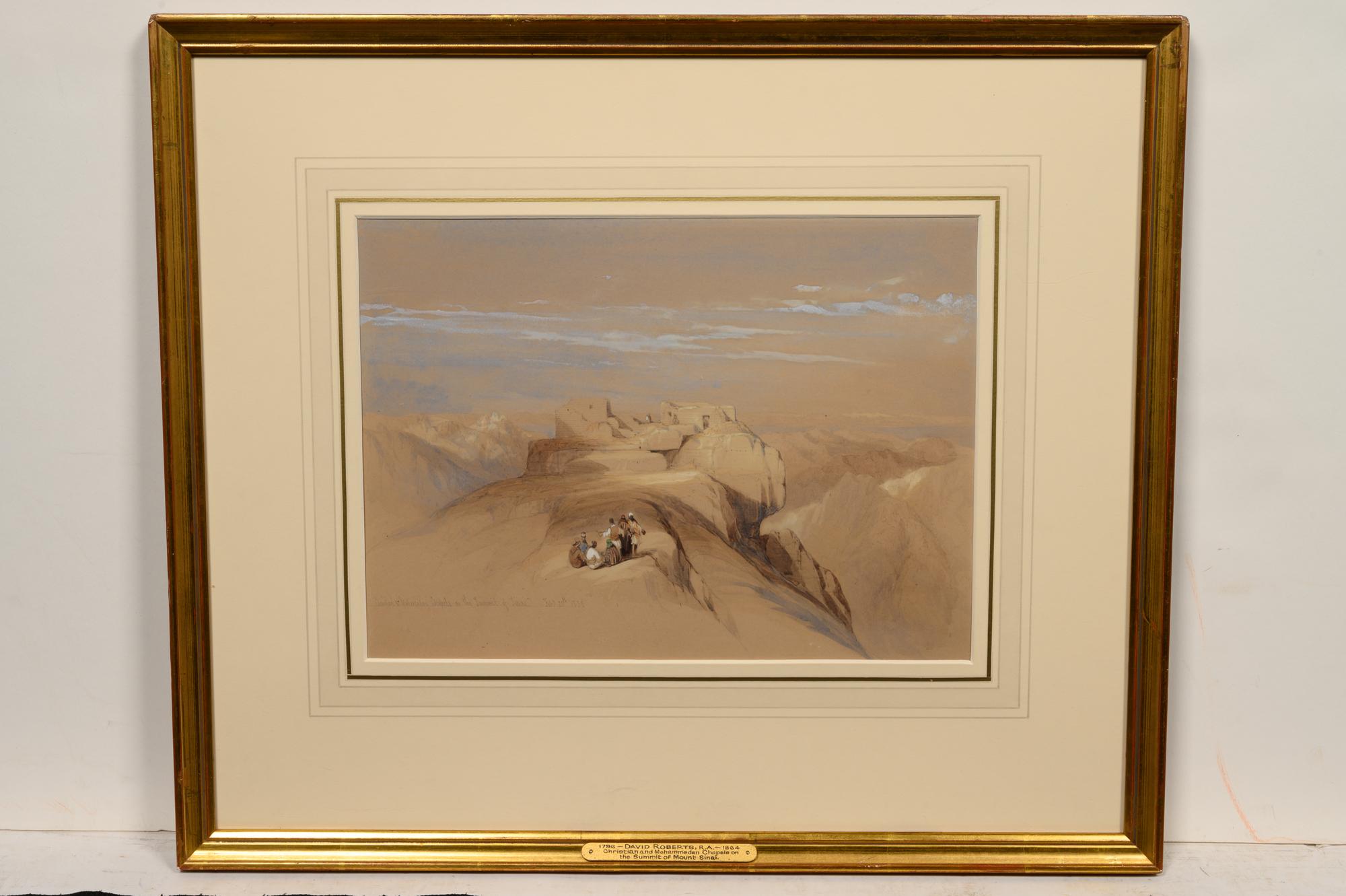 Christian and Mohammedan Chapels on the Summit of Mount Sinai [Gabal Musa]