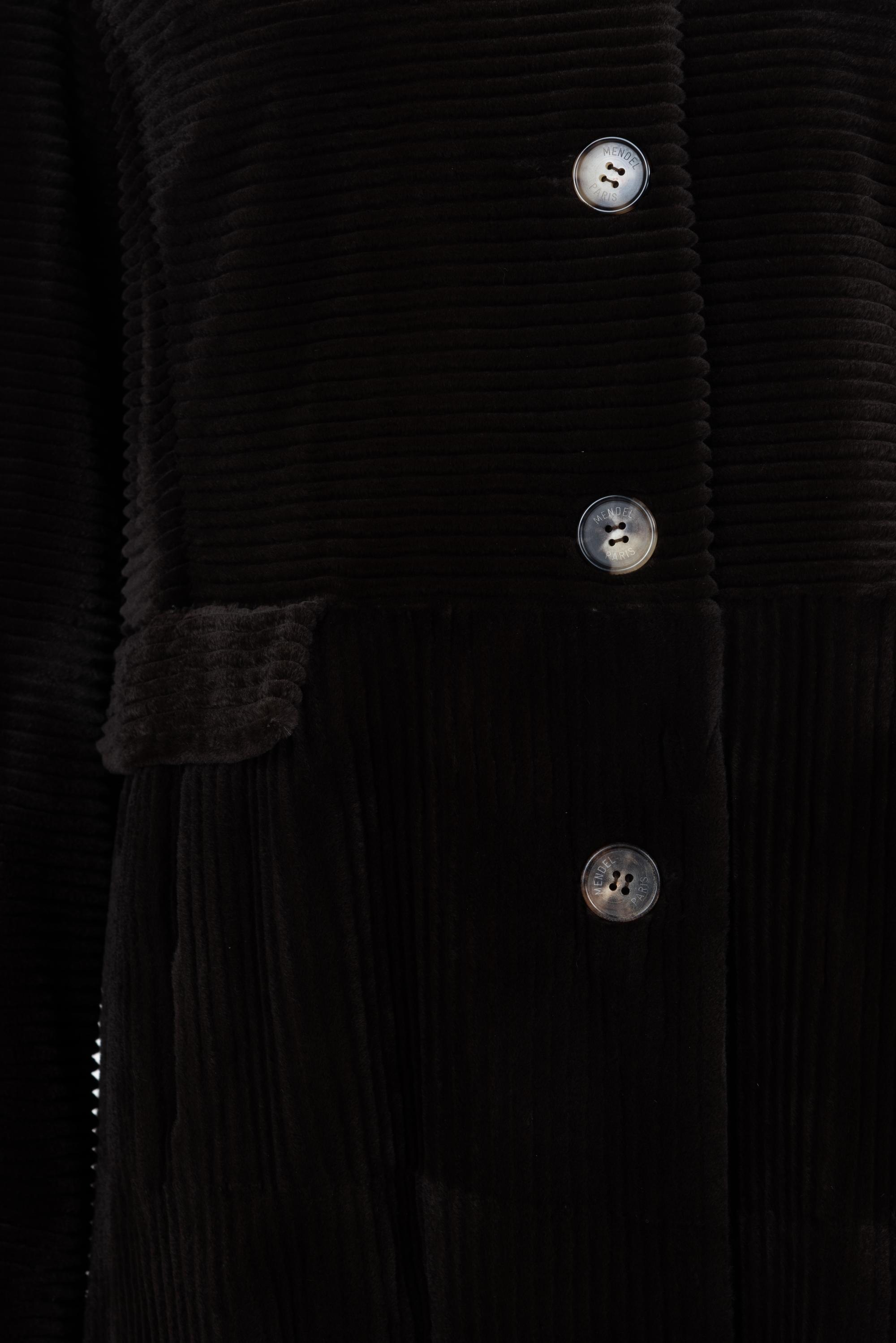 J. Mendel Sheared and Grooved Mink Fur Coat