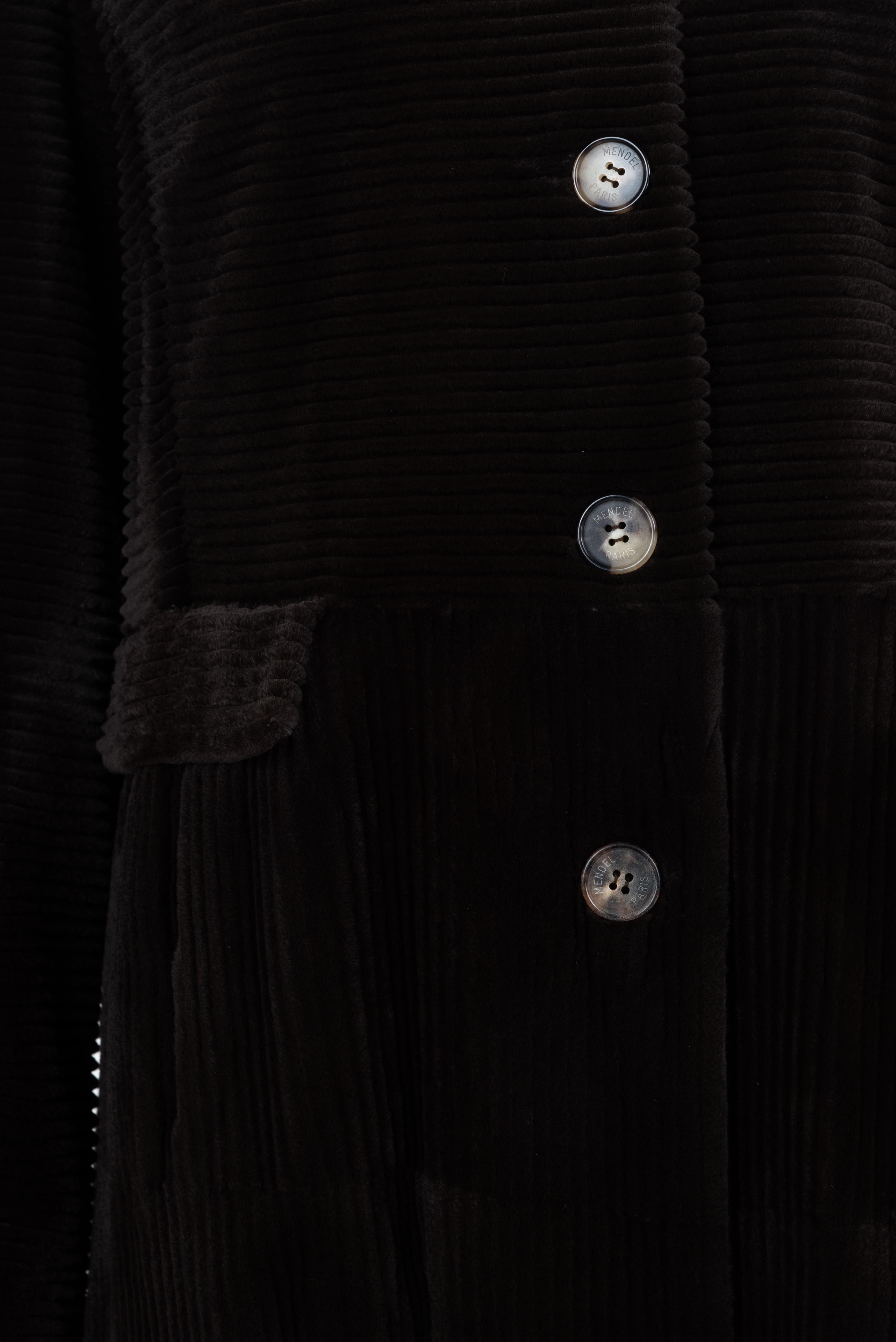J. Mendel Sheared and Grooved Mink Fur Coat