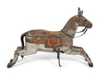 A Painted Wood Carousel Horse