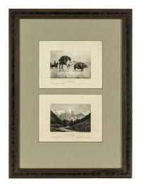 A Framed Set of Two Vereschagin Prints