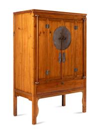 A Chinese Hardwood Armoire