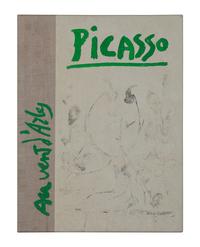 La Flute Double (incomplete portfolio of 14 prints housed in original cloth clamshell box with text by Helene Parmelin)