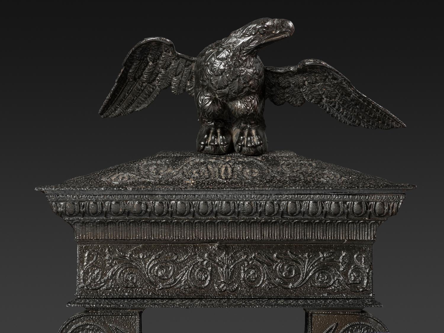 A Neoclassical Cast Iron Parlor Stove