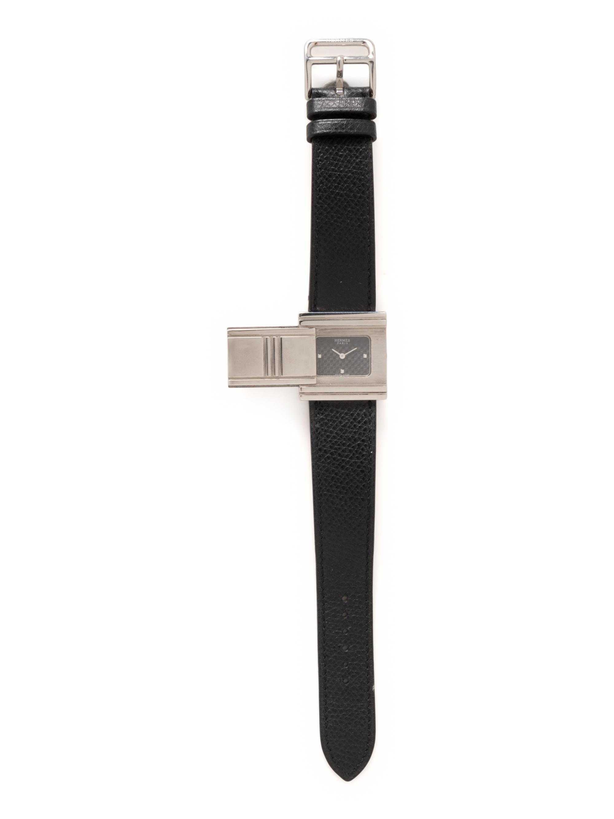 Hermès, Stainless Steel 'Glissade' Watch