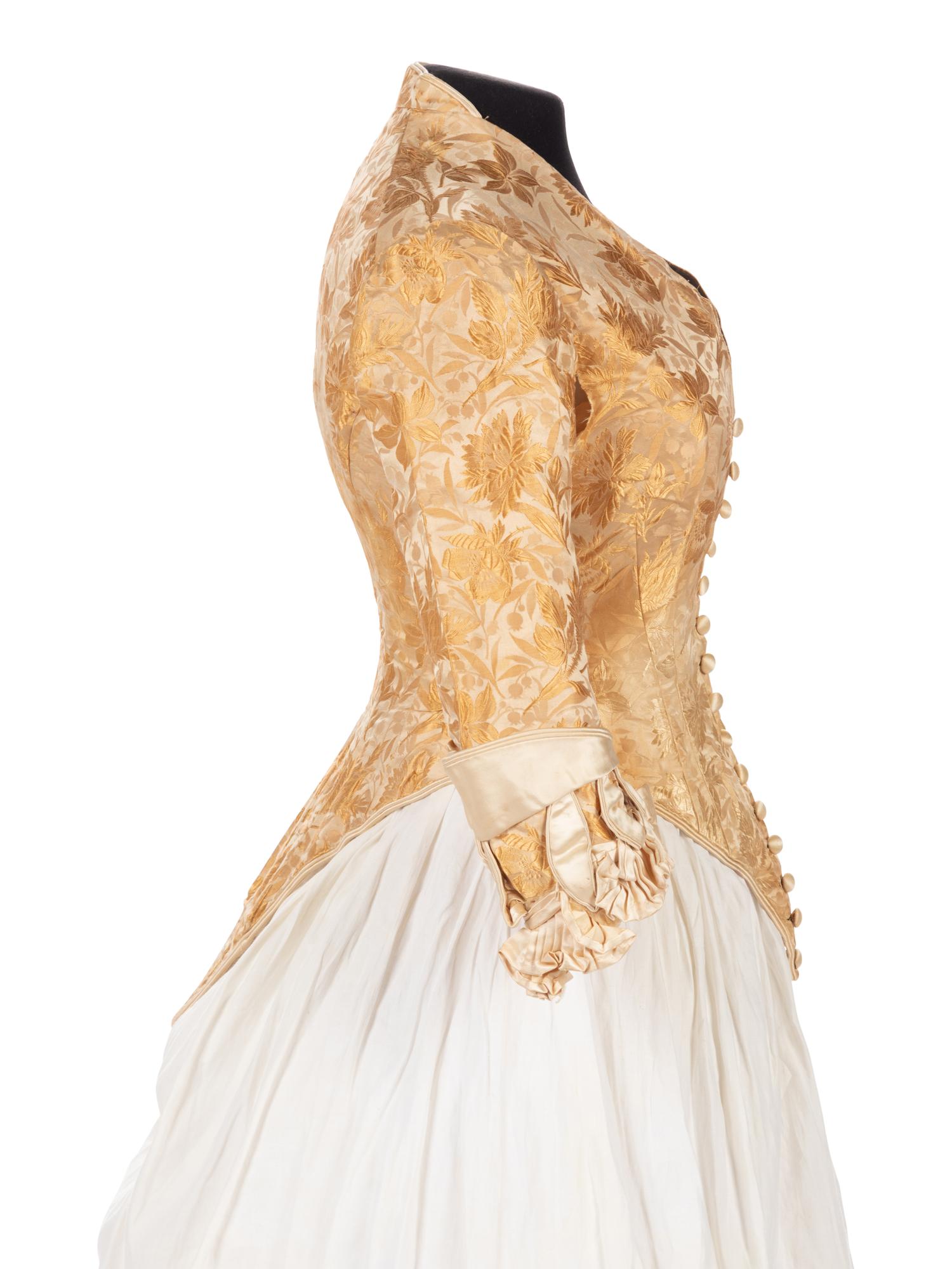 Two Silk Bodices and a Matching Cape, 1870-90s