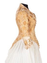 Two Silk Bodices and a Matching Cape, 1870-90s