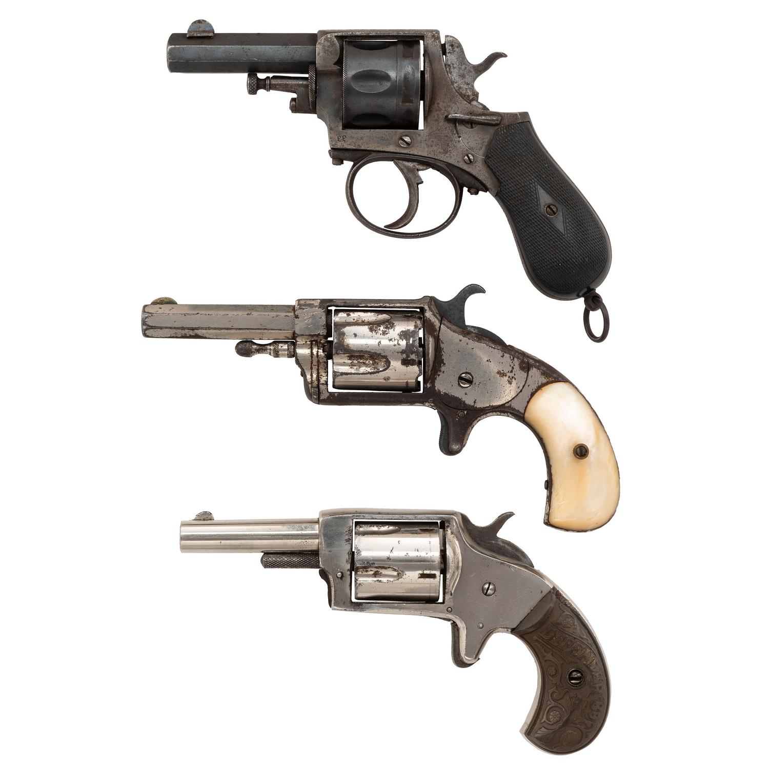 Lot of Three Pocket Revolvers