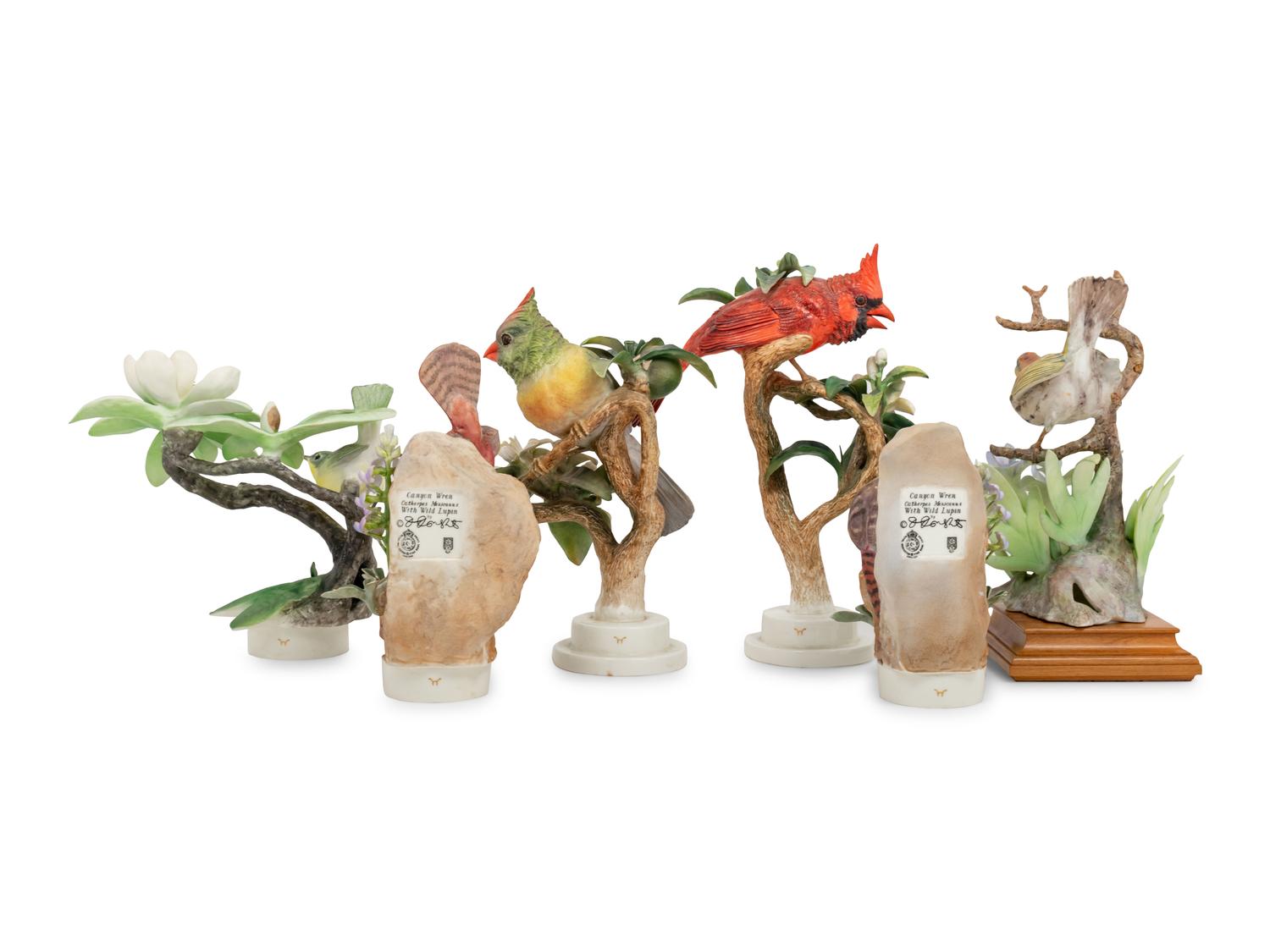 Six Royal Worcester Dorothy Doughty Porcelain Groups