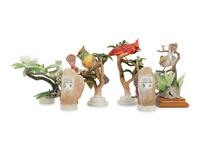 Six Royal Worcester Dorothy Doughty Porcelain Groups