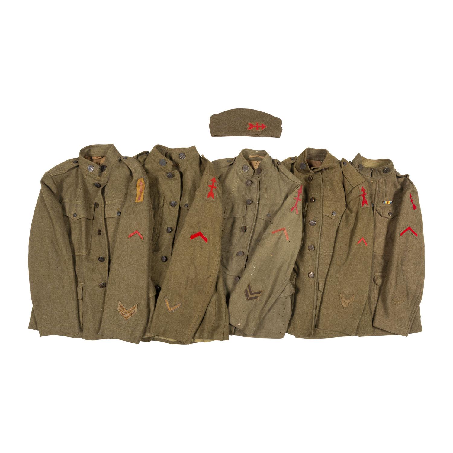 Lot of 32nd Infantry Division 1917 Tunics
