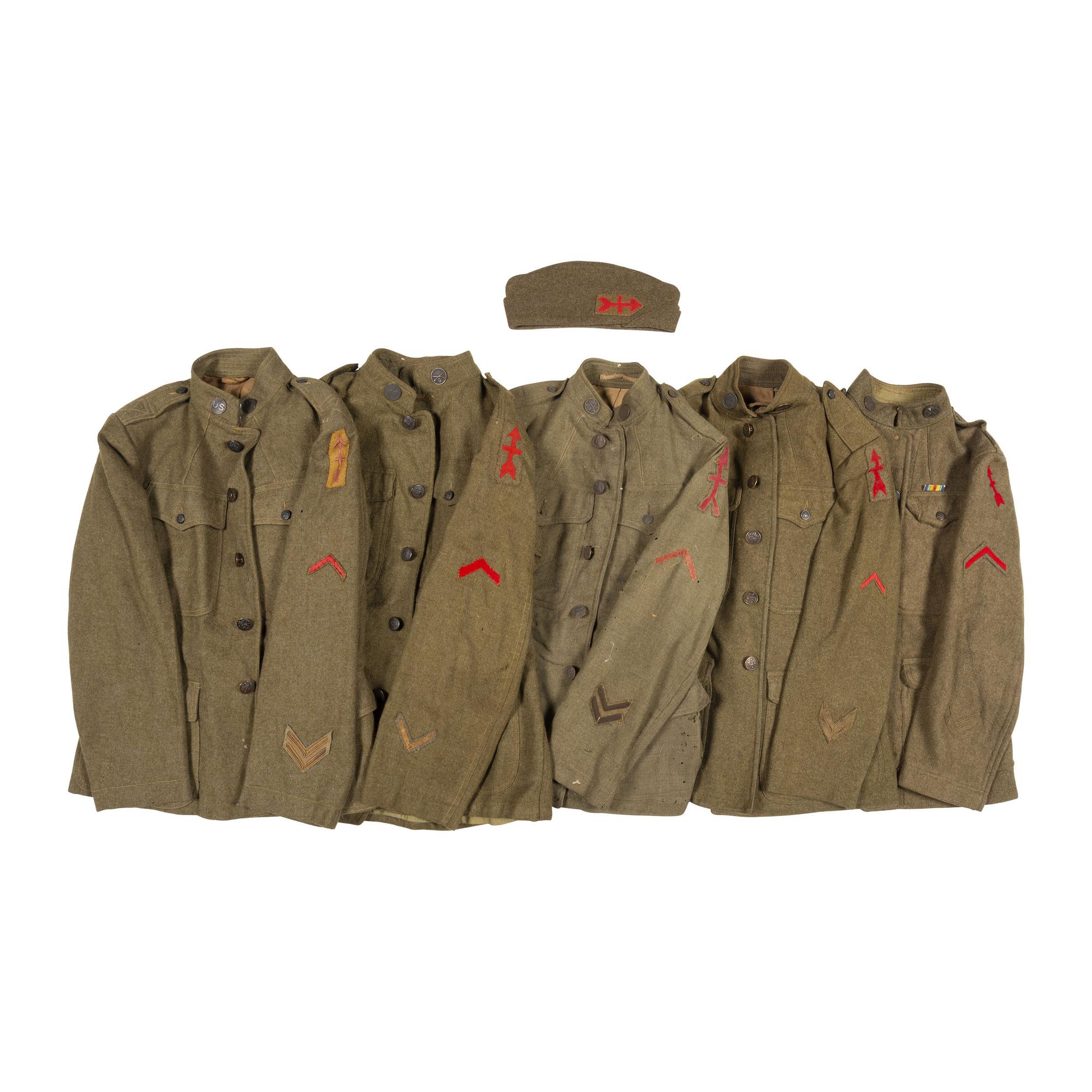 Lot of 32nd Infantry Division 1917 Tunics