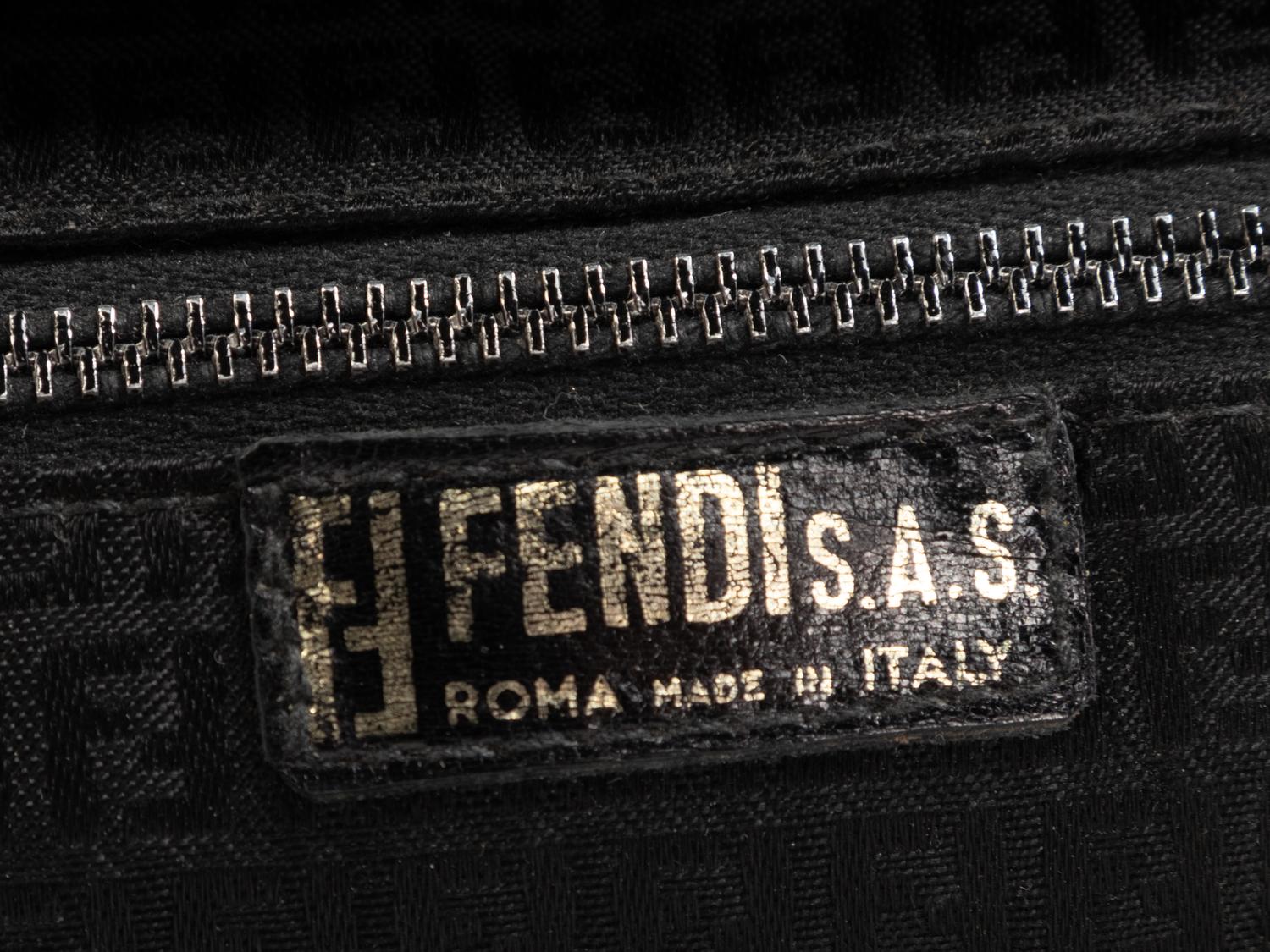 Four Woven Leather Handbags: Two Bottega Veneta, One Fendi, and One De Vecchi, 1980s