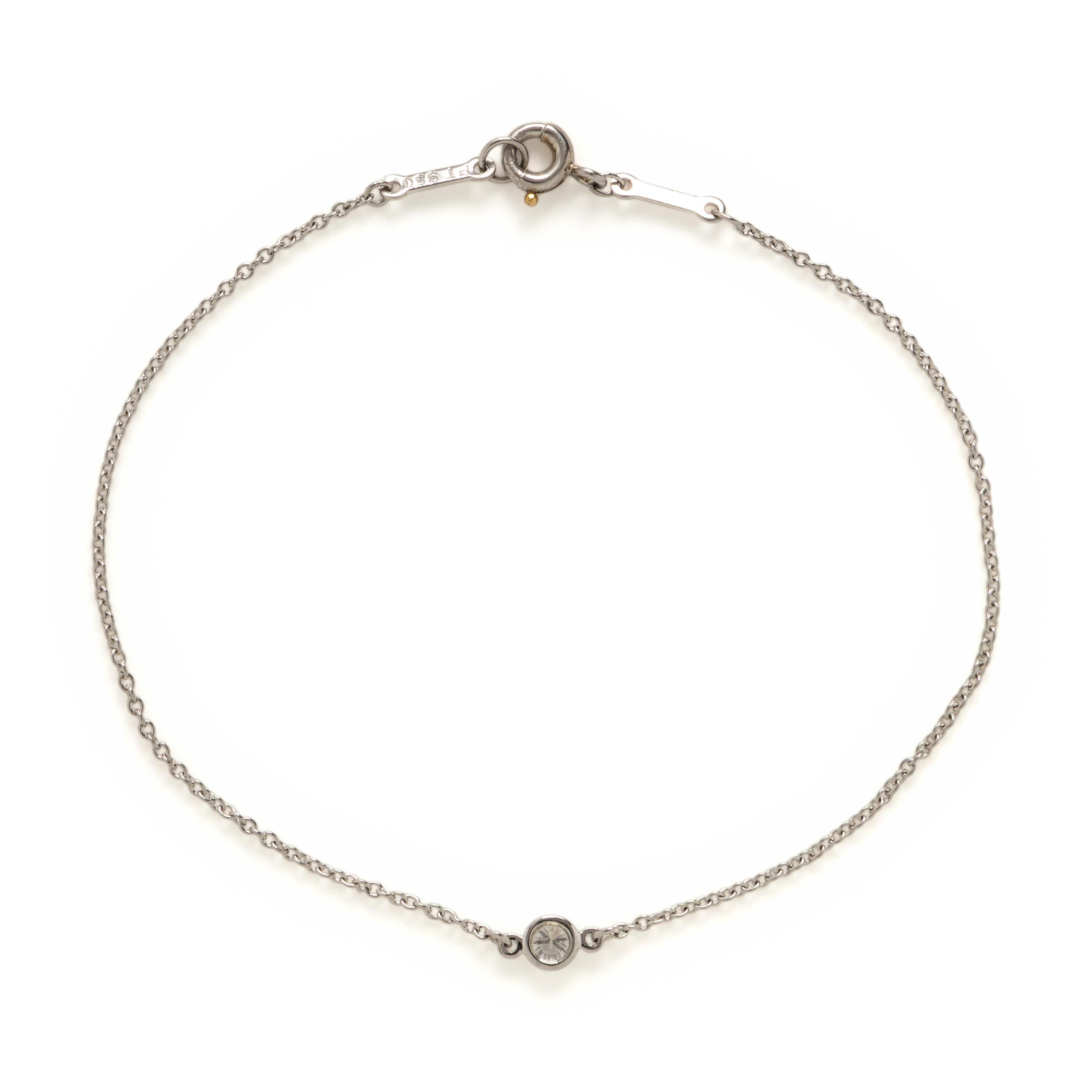 Tiffany & Co., Elsa Peretti, 'Diamonds by the Yard', Platinum and Diamond Bracelet