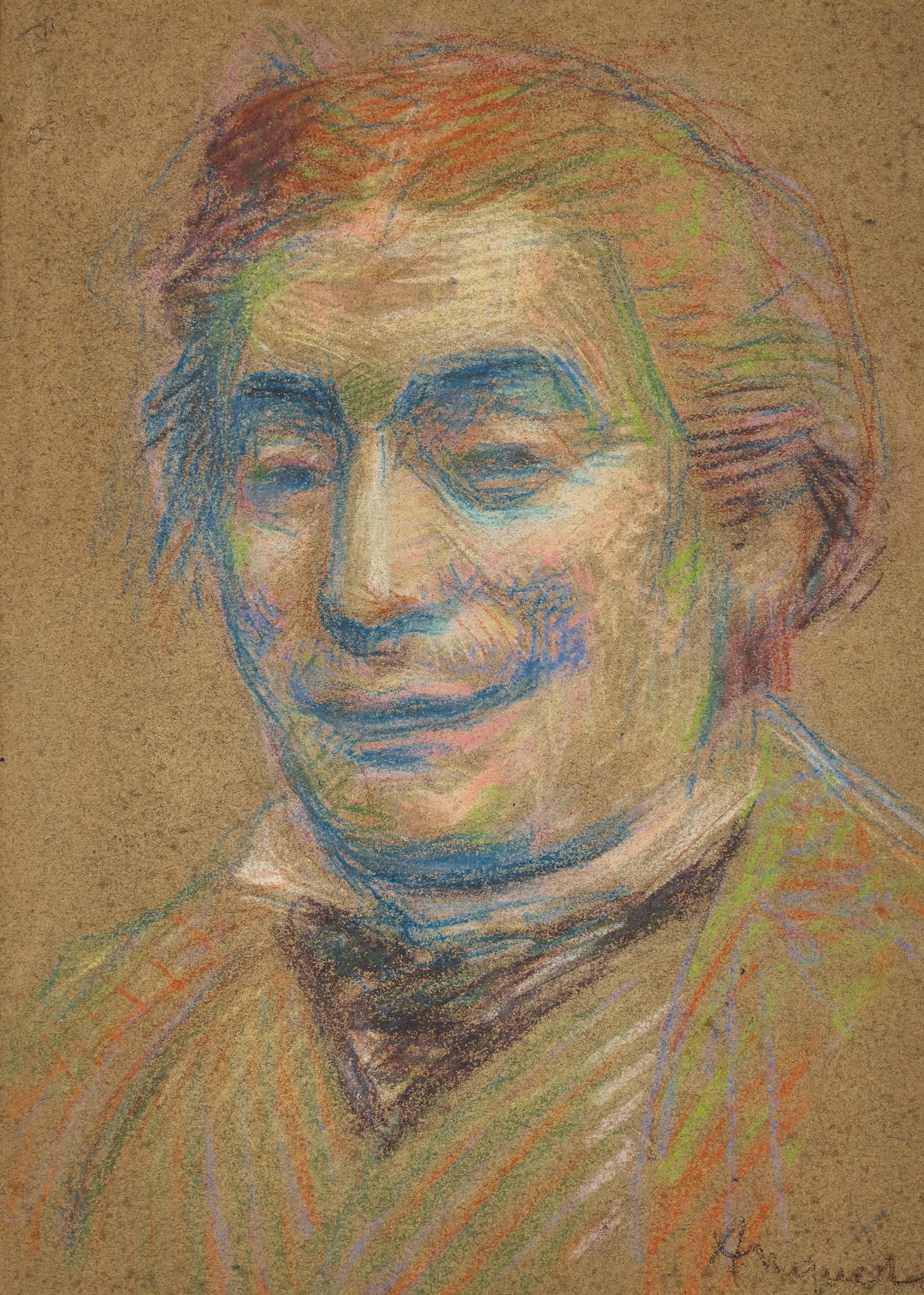 Louis Anquetin (French, 1861-1932) — Portrait d'Aristide Bruant , c. 1887-1888