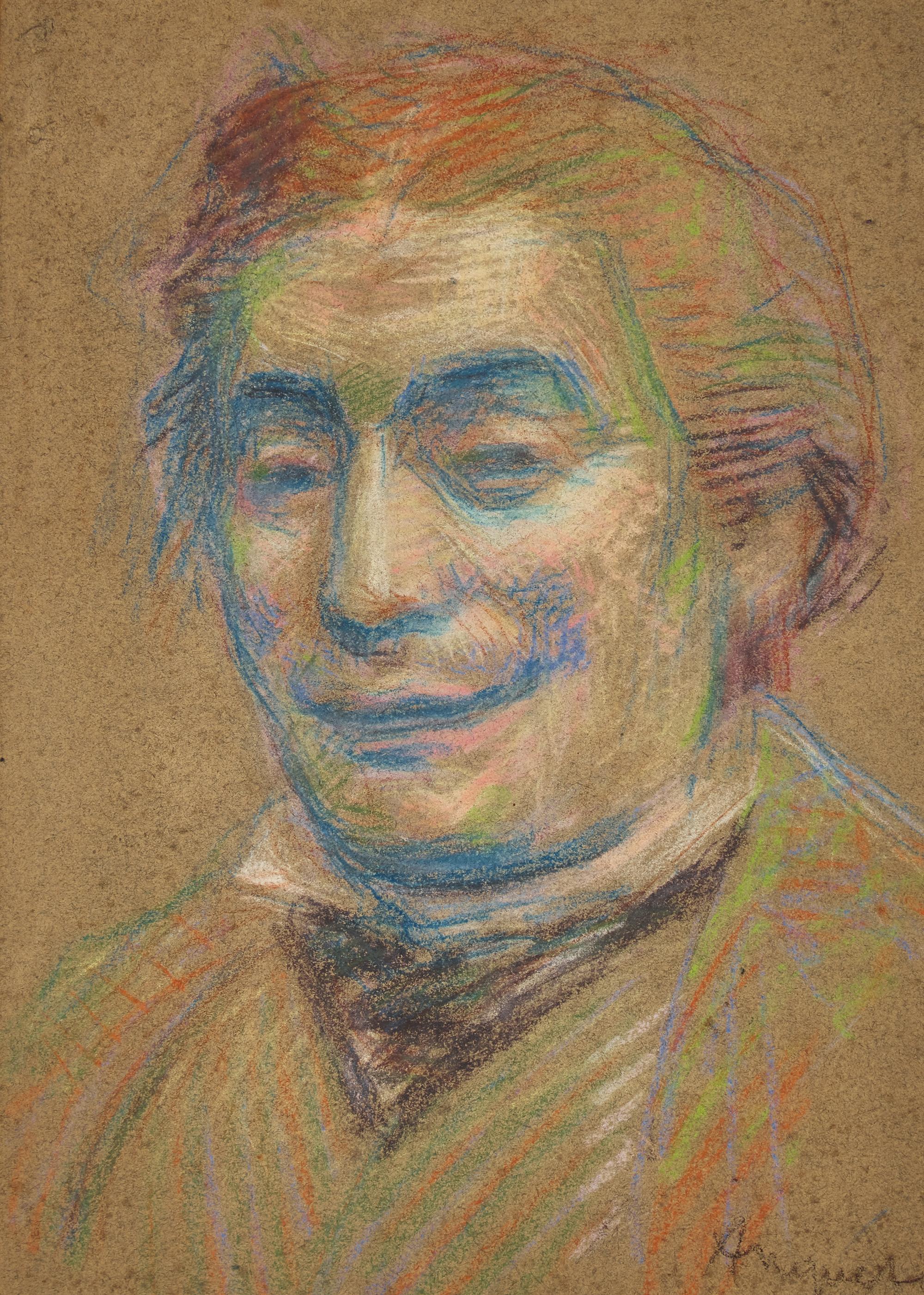 Louis Anquetin (French, 1861-1932) — Portrait d'Aristide Bruant , c. 1887-1888