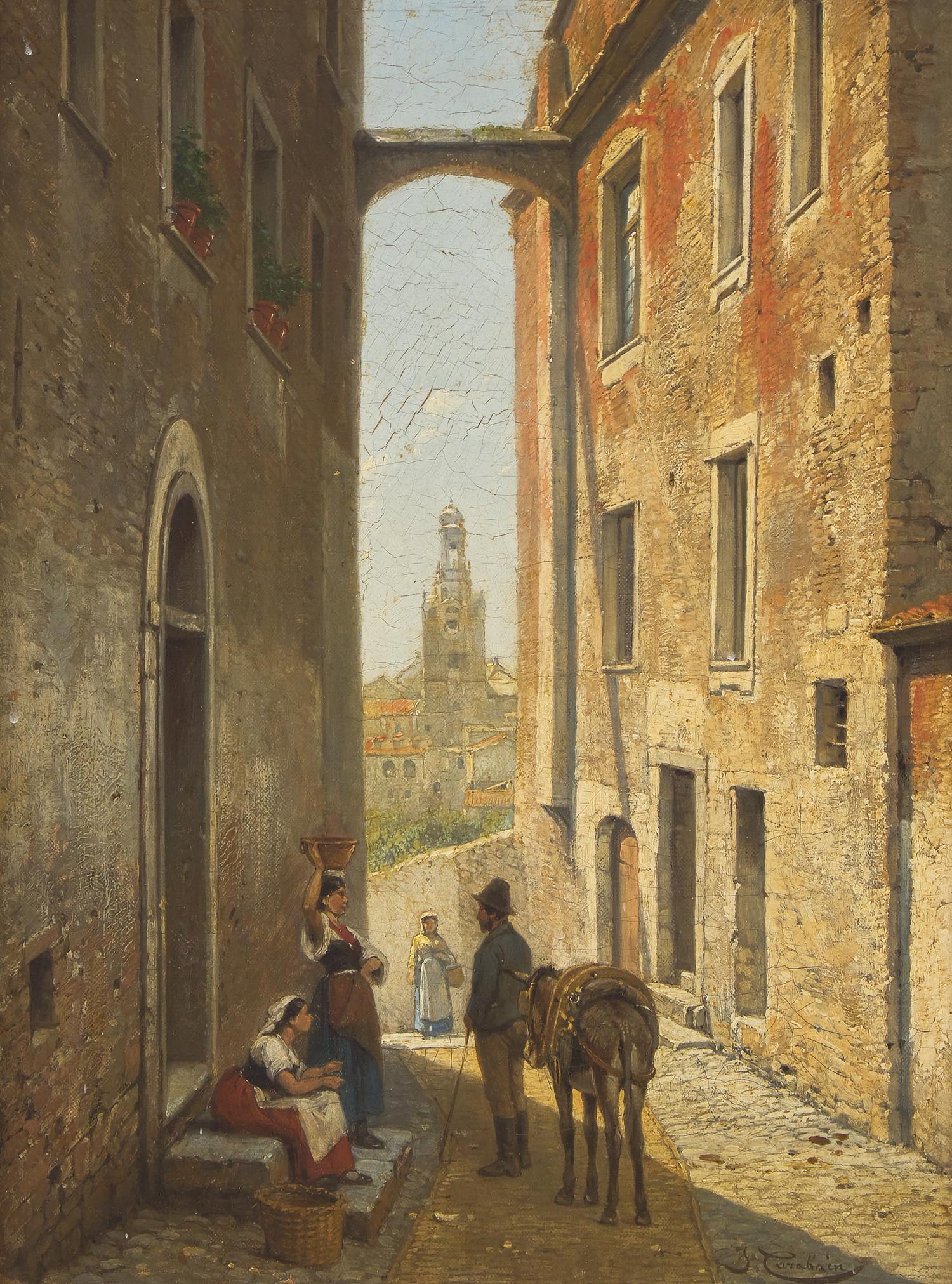 Street Scene of San Remo, c. 1890 - 1891