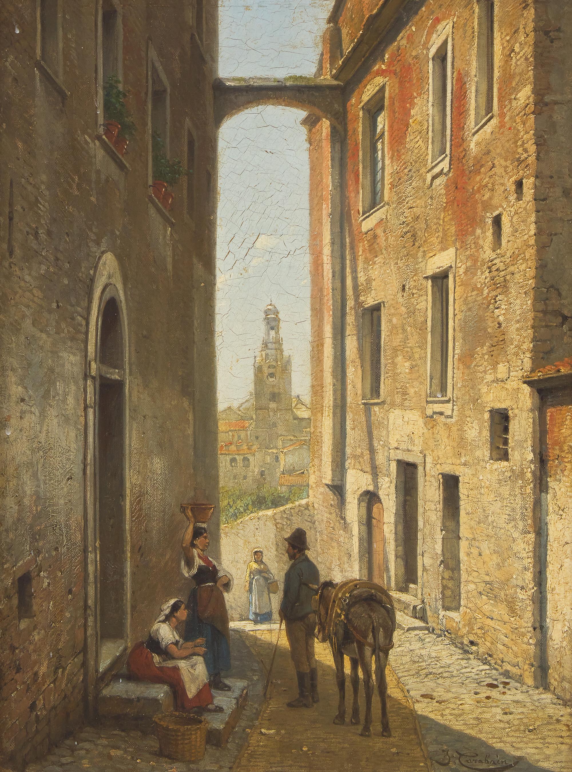 Street Scene of San Remo, c. 1890 - 1891