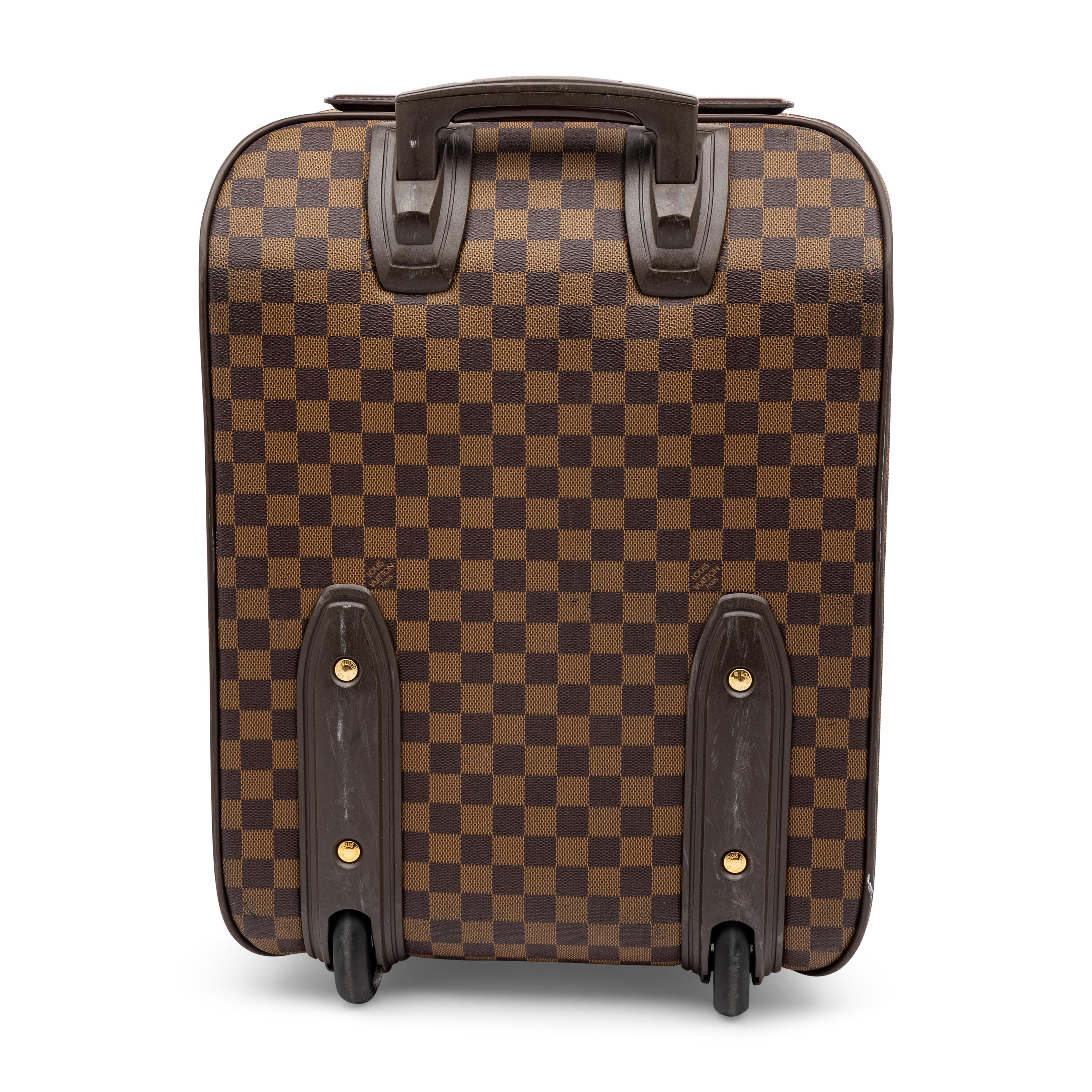 Louis Vuitton, Pegase 45 Rolling Suitcase in Damier Ebene