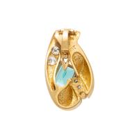 EMERALD AND DIAMOND PENDANT