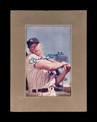 A Mickey Mantle Signed Autograph Photo (Beckett Authentication Services)